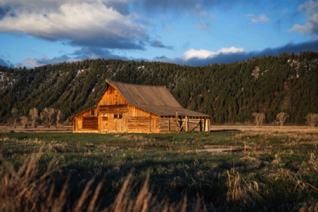 Golden Hour at Mormon Barn
Mormon Row, Yellowstone